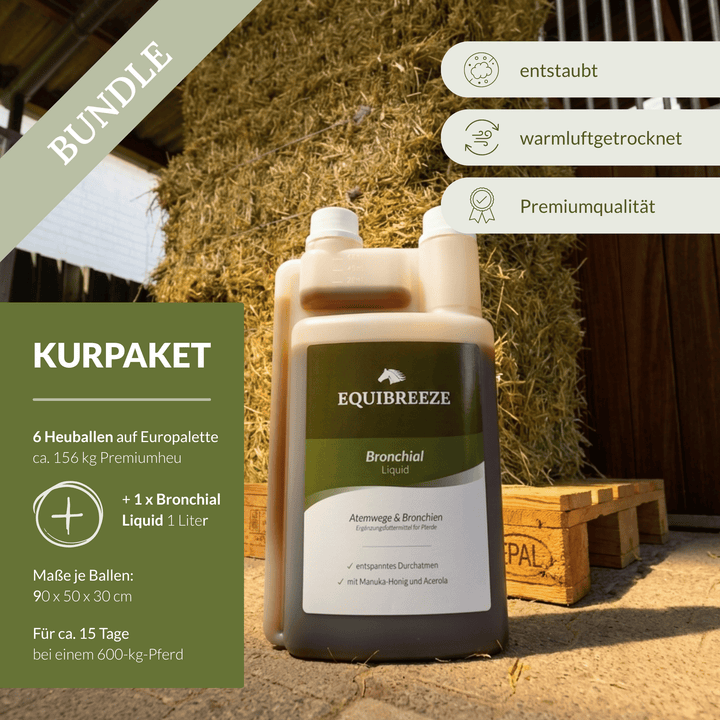 Equibreeze Kurpaket Heu + 1 x Bronchial Liquid GRATIS