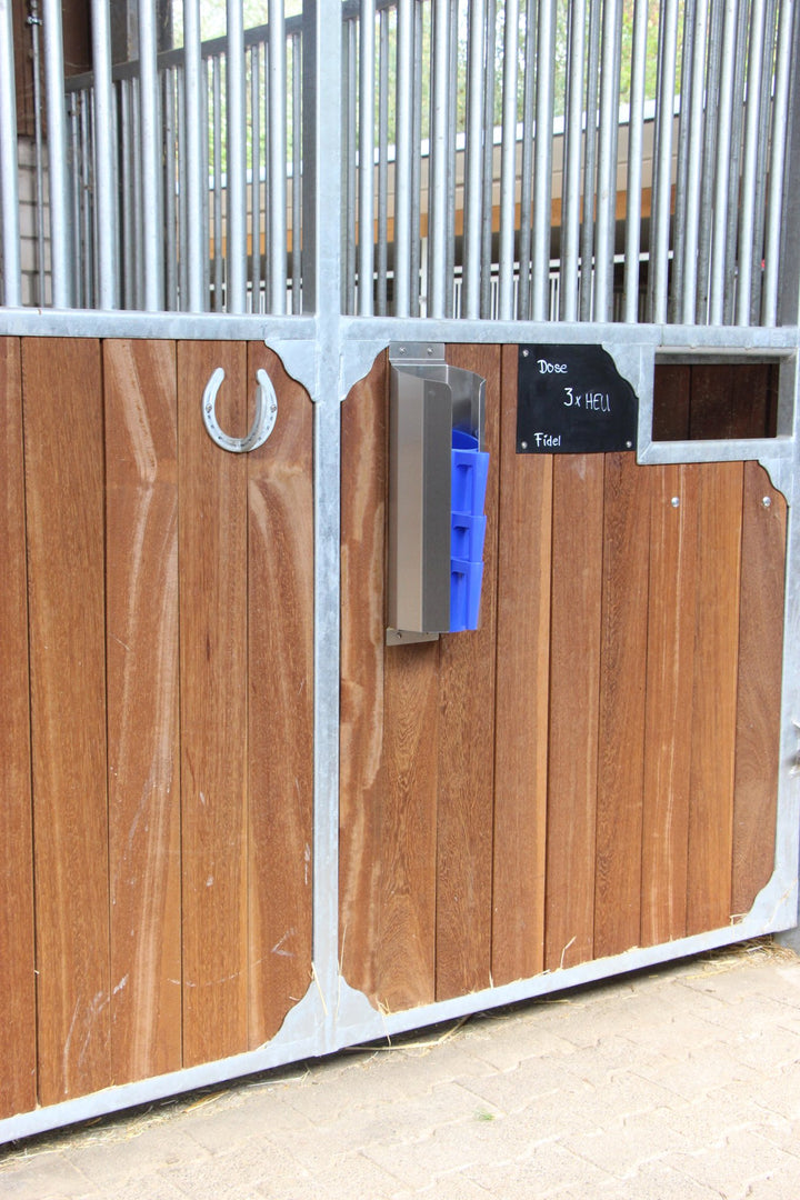 Equibreeze FeedFix Schaufelhalter Edelstahl mit 3 Schaufeln